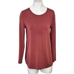 Intimissimi Womens Split Back Lace Long Sleeve Stretch Top, Gems, Size Small